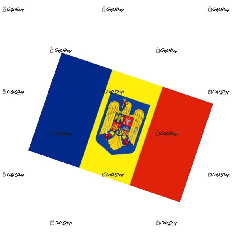 Steag mare romania cu stema